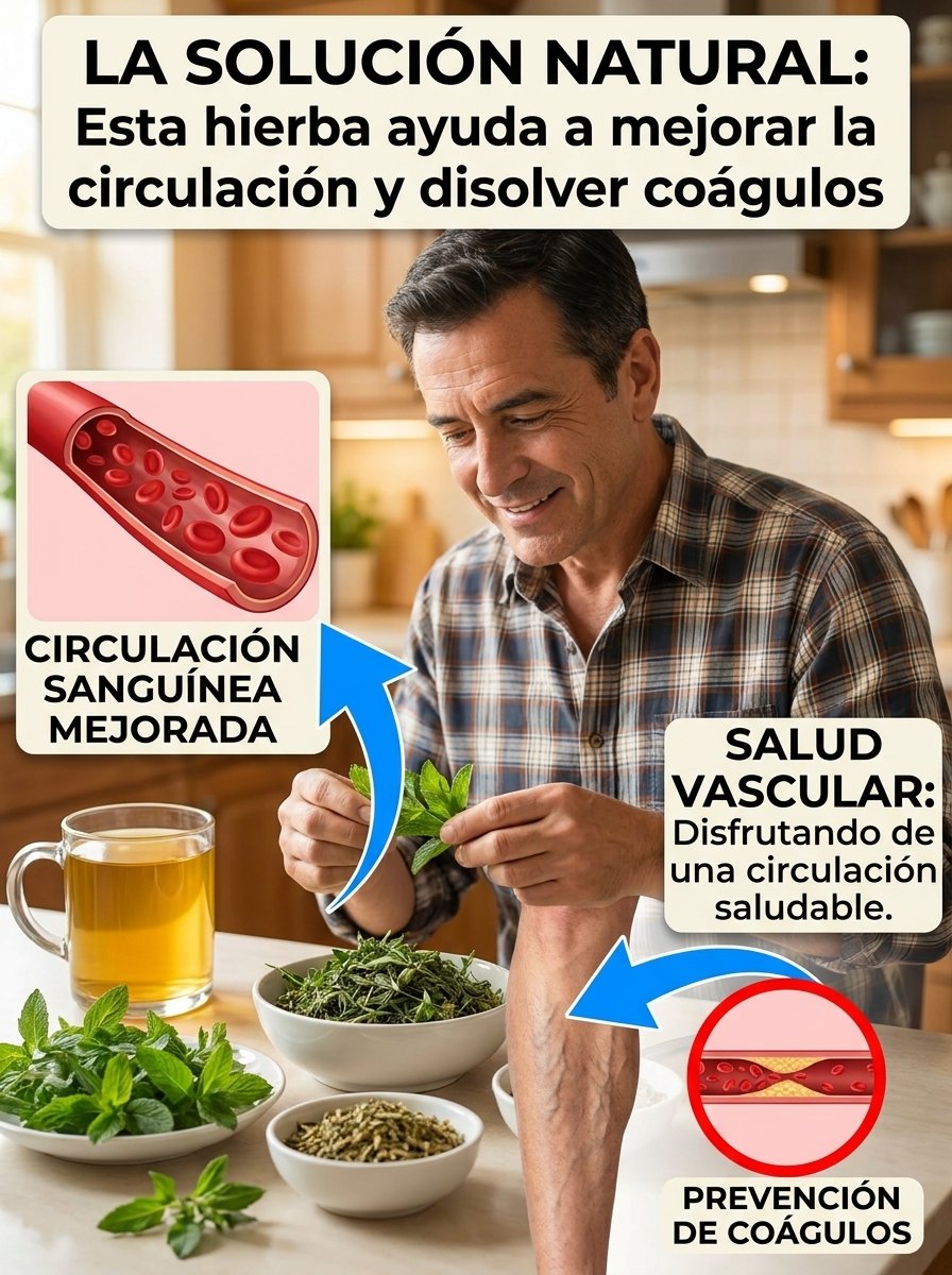 ¡Alerta! 🚨 ¿Existe una Hierba "Mágica" para Disolver Coágulos? La Verdad Peligrosa que Necesitas Saber YA