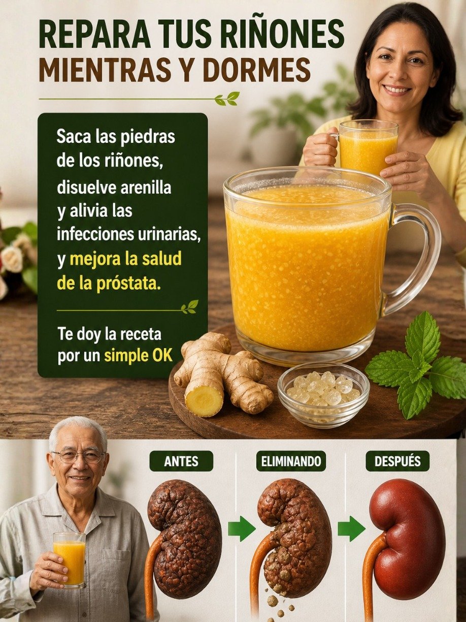 ¡El Secreto Revelado! La Bebida Natural que Tus Riñones, Vías Urinarias y Próstata Necesitan URGENTEMENTE (¡No Creerás los Beneficios!)