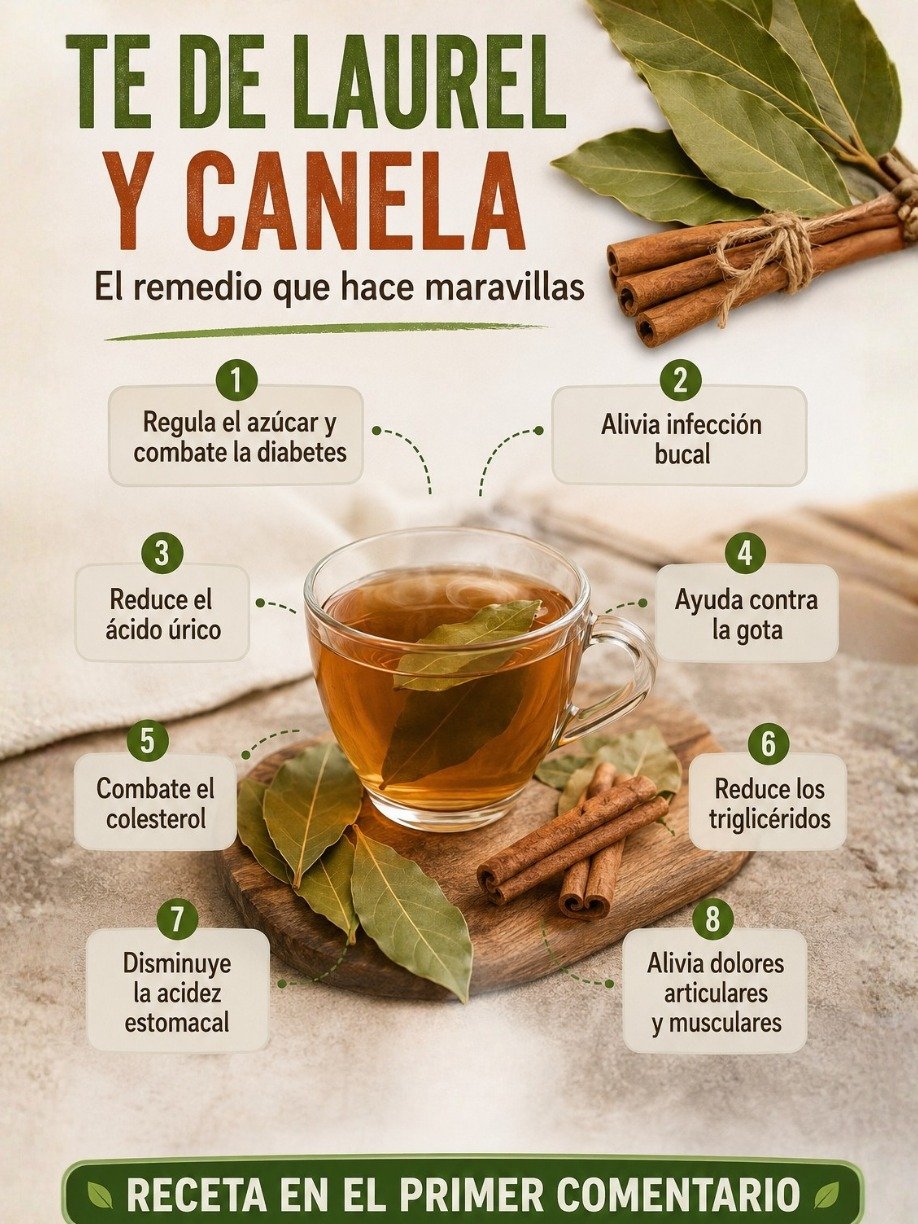 ¡Alerta Salud! 8 Milagros en una Taza: Descubre el Té de Laurel y Canela que Tu Cuerpo Te Pide a Gritos (¡No Te lo Pierdas!)