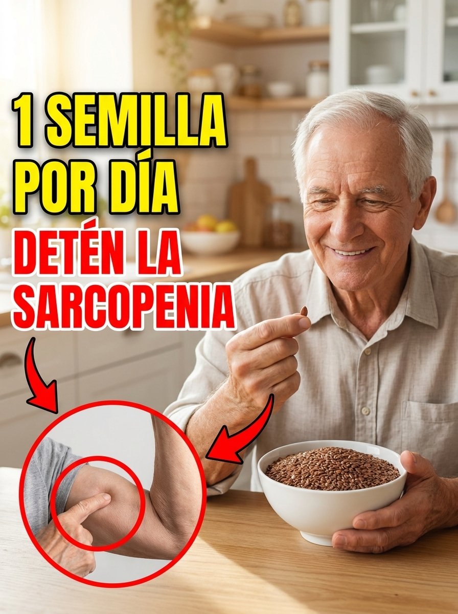 ¡El Secreto Que Tu Cuerpo Te Suplicaba! La ÚNICA Semilla que Detiene la Sarcopenia y Te Devuelve la Fuerza Muscular (¡No lo Creerás!)