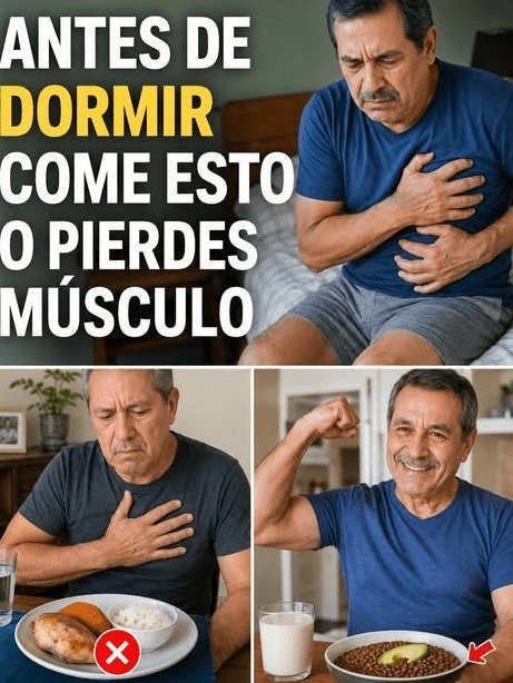 ¿Pierdes MÚSCULO cada noche? El secreto nocturno que los mayores de 60 ignoran para despertar con más fuerza