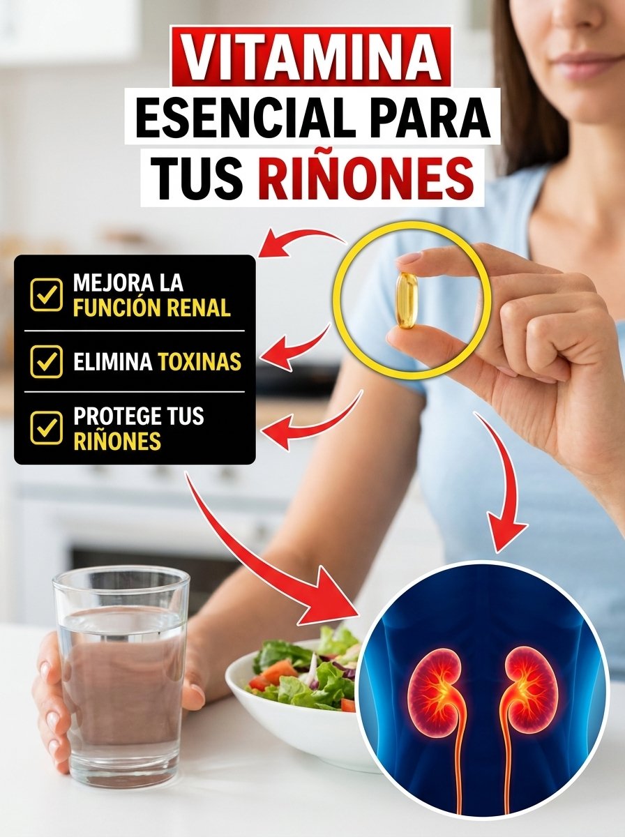 ¡Alerta Urgente! 3 Vitaminas Comunes Que Estás Tomando Y Podrían Estar Destruyendo Tus Riñones en Silencio