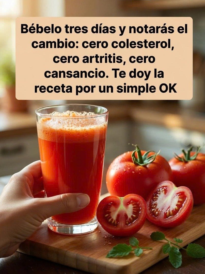 ¡Alerta Saludable! 🚨 Lo que Nadie te Dice sobre Beber Jugo de Tomate a Diario (Y Por Qué Deberías Empezar HOY)