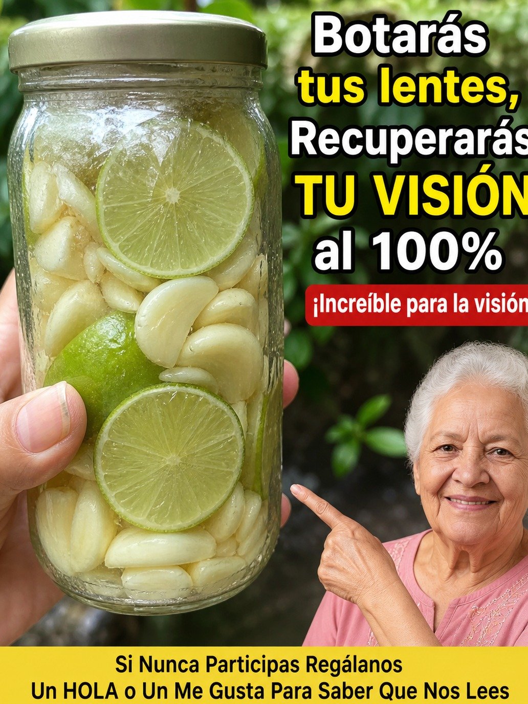 ¡Alerta Visión! Elixir Casero de 3 Ingredientes que Revolucionará Tus Ojos y los Limpiará Desde Adentro (¡Resultados en Días!)