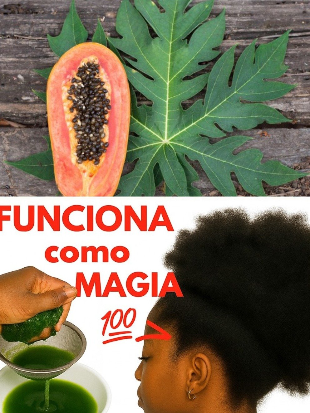 ¡El Secreto PROHIBIDO para un Cabello Lujoso! Así es como las Hojas de Papaya Desatan un Crecimiento Explosivo (¡Resultados que te dejarán boquiabierta!)