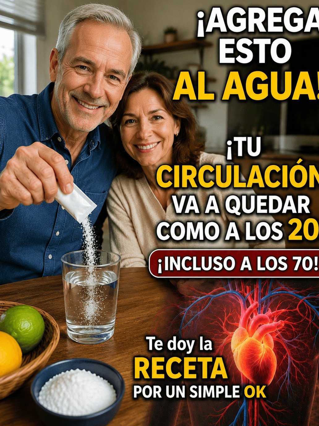 ¡URGENTE! Si Solo Bebes AGUA Pura Después de los 60, ESTO es lo que Nadie Te Cuenta (y Está Minando Tu Energía)