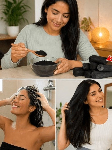 ¡Adiós Canas en Minutos! El Secreto con Carbón que Nadie te ha Contado (y que Renueva tu Cabello al Instante)