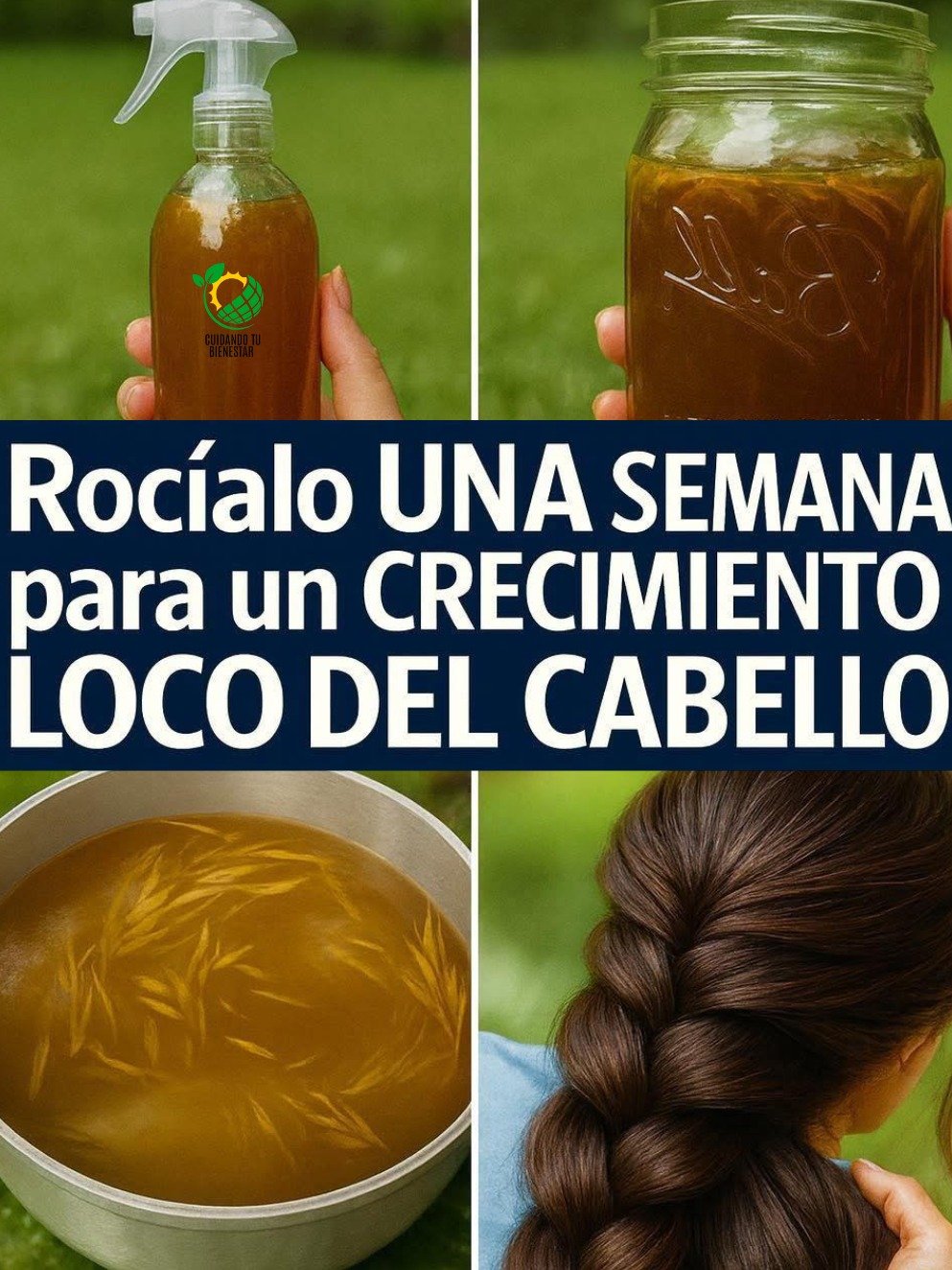 ¡El Secreto VIRAL que Hará Crecer Tu Cabello como Loco en Solo 7 Días! (Tónico de Romero y Clavo)