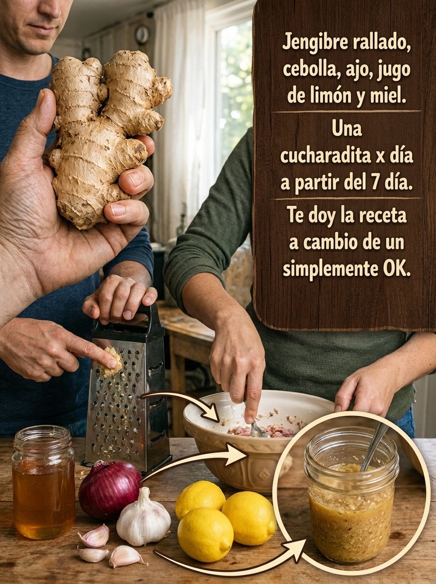 El Secreto Natural que Revolucionará Tu Salud: Jengibre, Ajo, Cebolla y Limón – ¡Descubre Sus 20 Poderes Ocultos y Cómo Prepararlo!