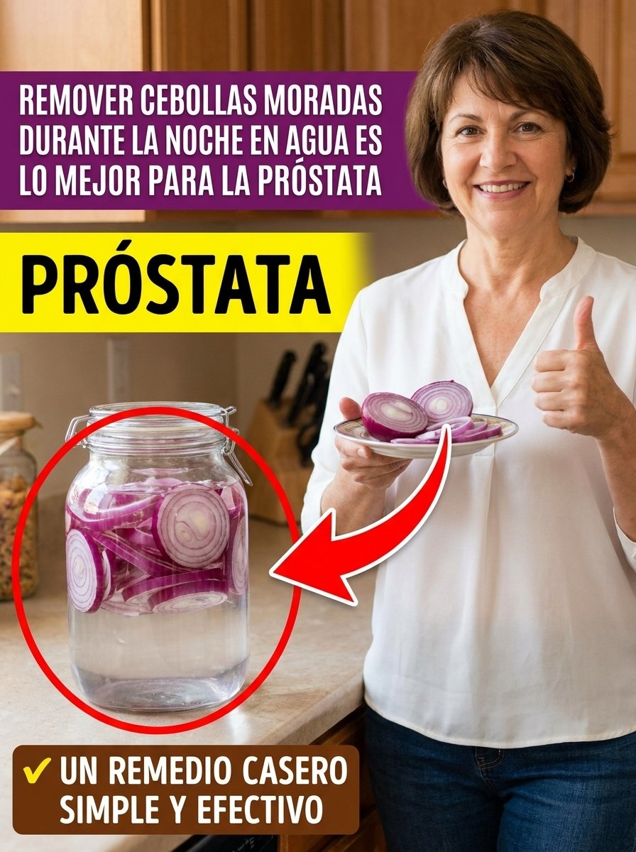 ¡No más noches en vela! El secreto de la cebolla morada que tu próstata NECESITA saber HOY