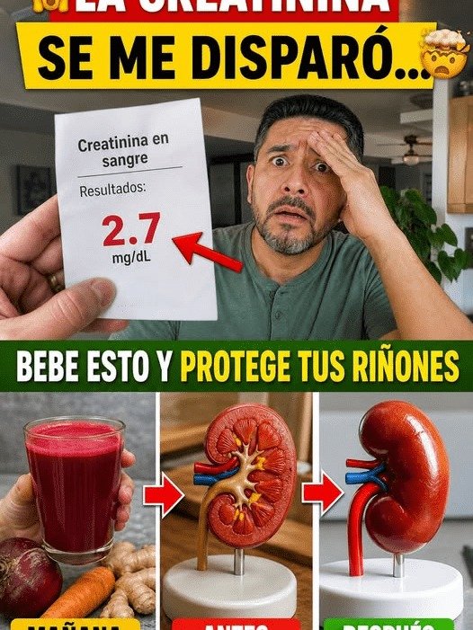 ¡ALERTA! Tu Creatinina Alta en la Mañana: Descubre lo que DEBES beber para Salvar tus Riñones (¡Evita estos 3 errores fatales!)