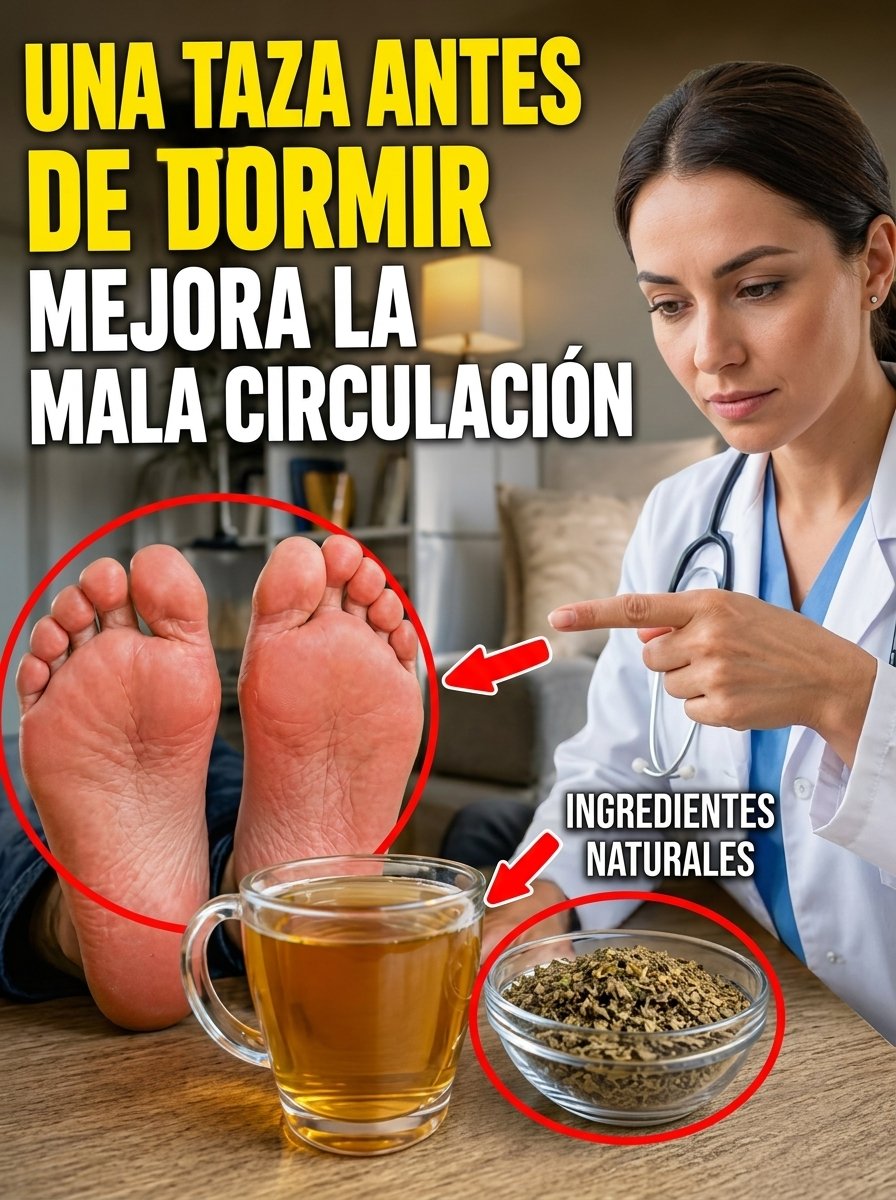 ¡Alerta si tus Piernas se Sienten Frías o Pesadas! La Bebida Secreta que Miles de Adultos Mayores en México Están Usando ANTES de Dormir (¡No te lo Pierdas!)