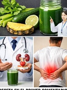 ¡No Te Lo Creerás! El Jugo Verde de 5 Ingredientes Que Tus Riñones Ruegan Que Bebas Hoy Mismo