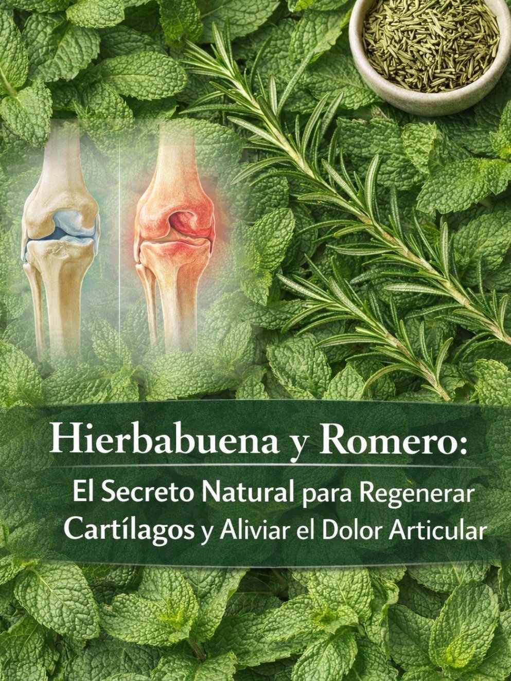 ¡Adiós al Dolor Articular! Descubre el Secreto Ancestral de Hierbabuena y Romero para Regenerar Tus Cartílagos HOY