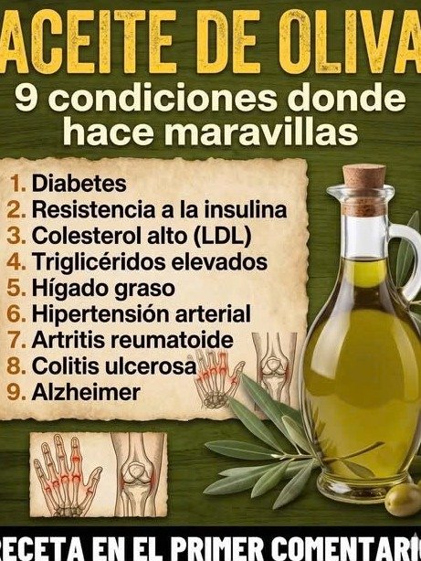 El Secreto Mejor Guardado: Cómo 1 Cucharada de Aceite de Oliva al Día Puede Transformar Radicalmente Tu Salud (¡No te lo Pierdas!)