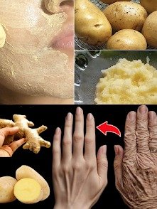 ¡El Secreto Viral de 5 Minutos para una Piel Sin Manchas ni Arrugas! El Remedio de Papa y Jengibre que NADIE te ha Contado