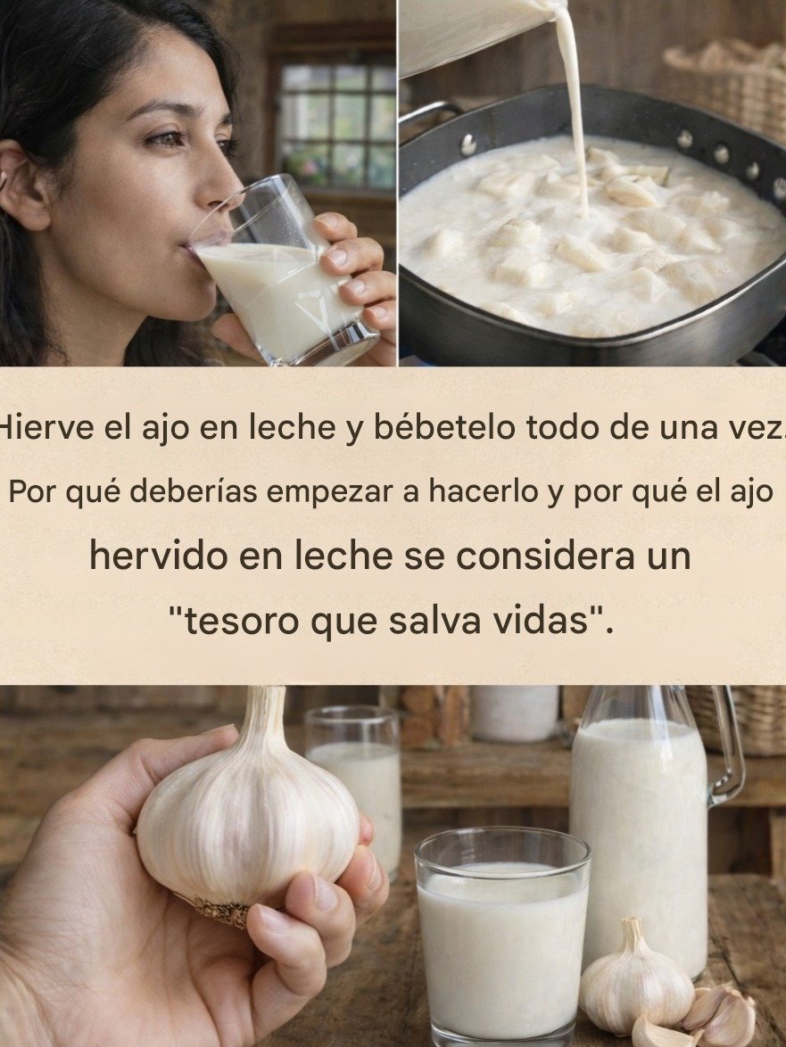 El Secreto Olvidado de las Abuelas: ¿Qué Pasa Si Hierves Ajo con Leche? ¡Te Sorprenderás!