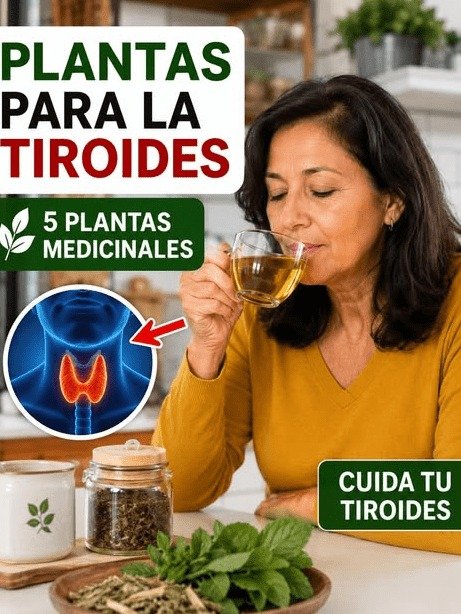 ¡URGENTE Después de los 50! Si Tu Tiroides Te Pide Ayuda, ESTAS 5 Plantas 'Olvidadas' Son Tu Solución Secreta (Que NADIE Te Ha Contado)