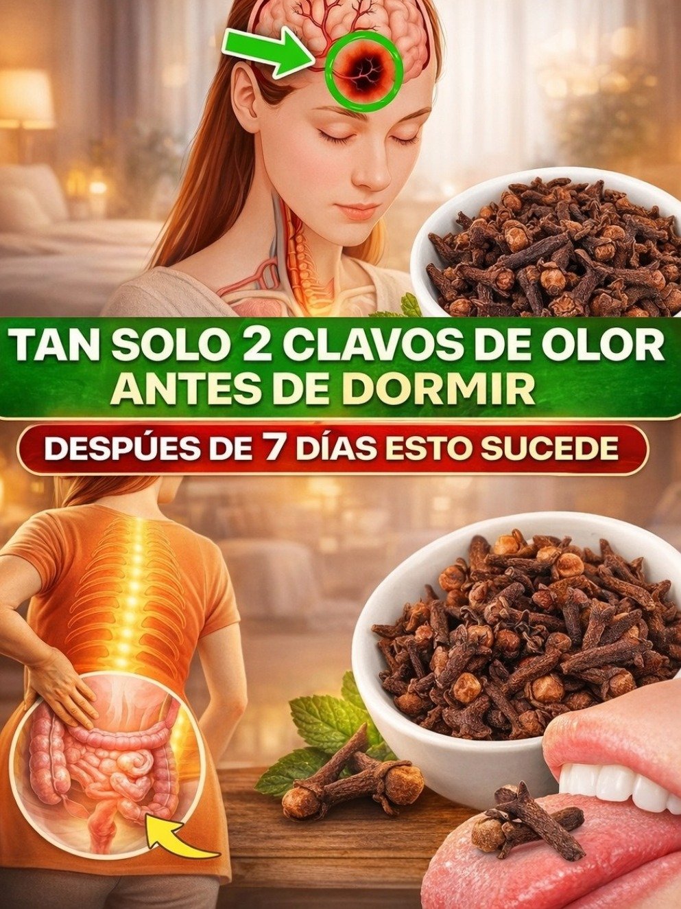 ¡Desbloquea una Noche de Ensueño! Los 5 Efectos ASOMBROSOS de 2 Clavos de Olor en Tu Vaso de Agua Antes de Dormir