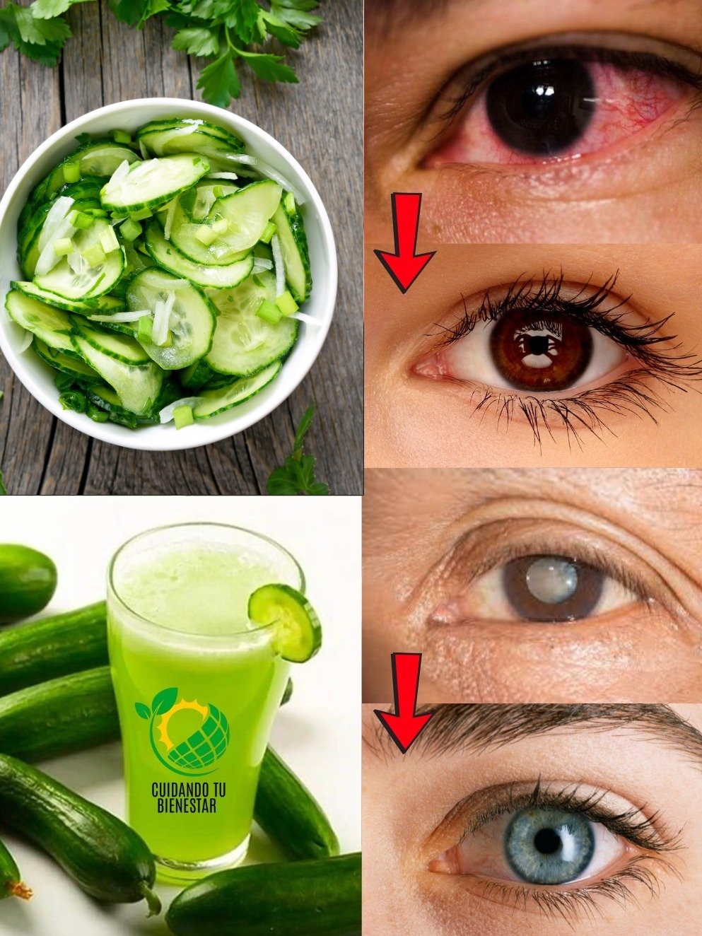 ¡El SECRETO Natural con Pepino que Nadie te Contó para una Vista 20/20 y Ojos Vibrantes!
