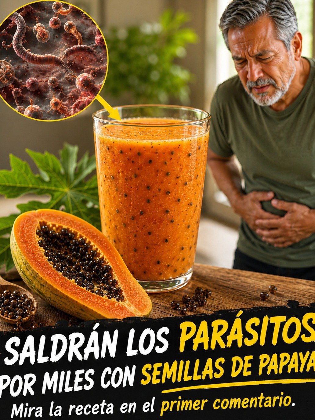 ¡No Tires Esto! El Remedio Casero de Papaya y Semillas que Revolucionará Tu Digestión
