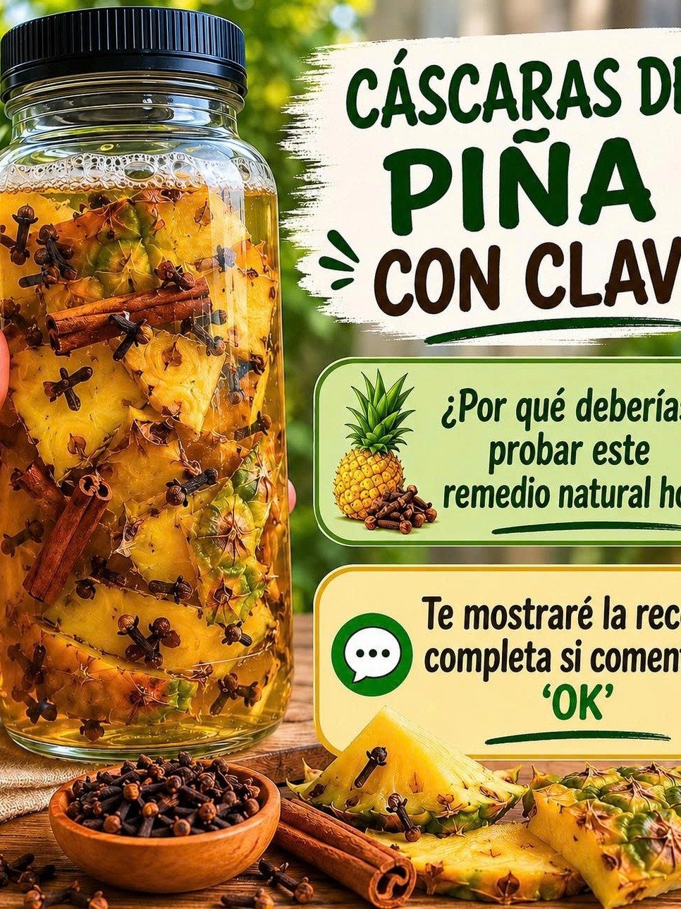 ¡No Tíres Esto! El 'Desperdicio' de Piña Que Esconde Un Tesoro: Por Qué El Té Con Clavo Es La Bebida Viral Que Necesitas En Tu Vida