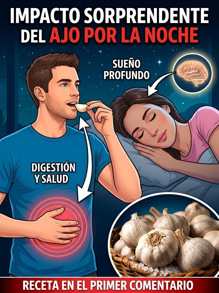 El Secreto Nocturno que NADIE Te Ha Contado: 6 Cosas Increíbles que Pasan Cuando Comes Ajo Antes de Dormir (¡Tu Cuerpo Te Lo Agradecerá!) 🤯