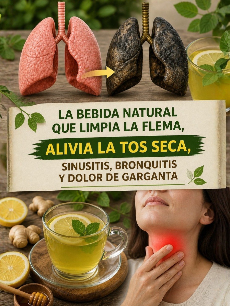 ¡No Sufras Más! El Remedio Casero #1 para la Flema, Tos y Dolor de Garganta que DEBES Conocer Hoy