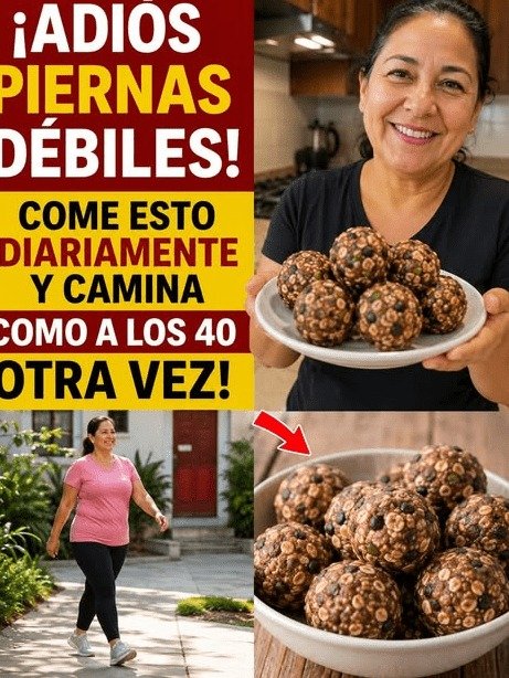 ¡ALERTA +60! ¿Piernas Débiles? El Snack Casero SECRETO Que Te Devolverá La Fuerza y La Independencia (Antes de que sea tarde)