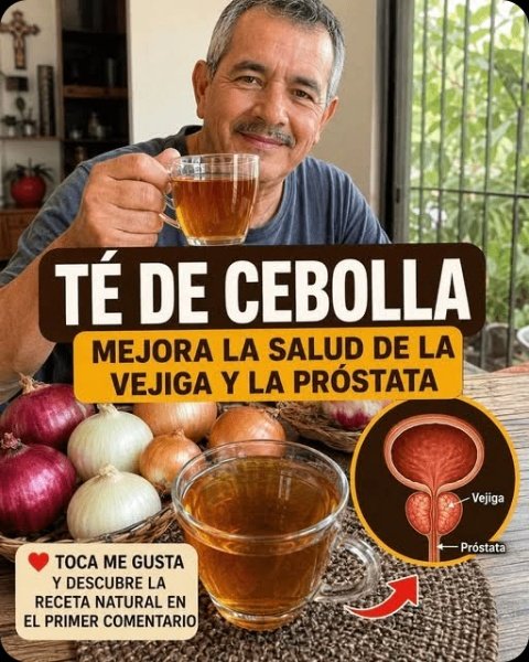 ¡El Truco Desconocido del Té de Cebolla! ¿Por Qué Miles de Adultos Mayores lo Están Usando para Su Próstata y Vejiga HOY?