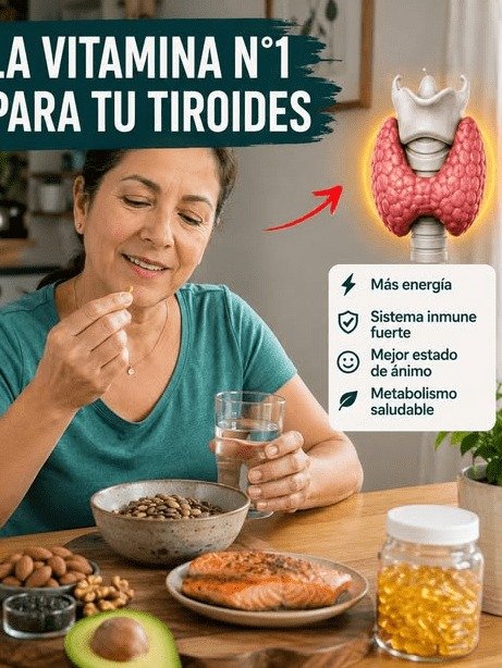 El SECRETO Oculto: Esta vitamina CLAVE que NADIE revisa está SABOTEANDO tu tiroides después de los 50 (¡Y tú sin saberlo!)
