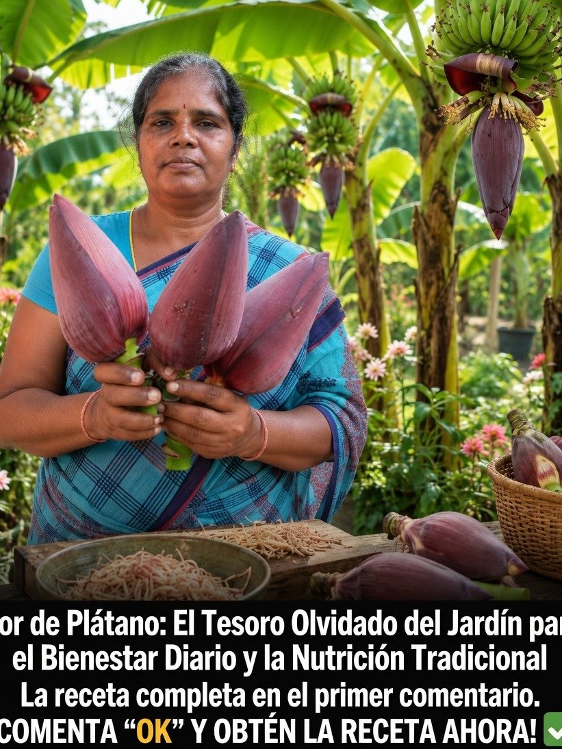 ¡No Te Lo Pierdas! El Secreto "Escondido" de la Flor de Plátano Que Está Transformando Cuerpos y Mentes