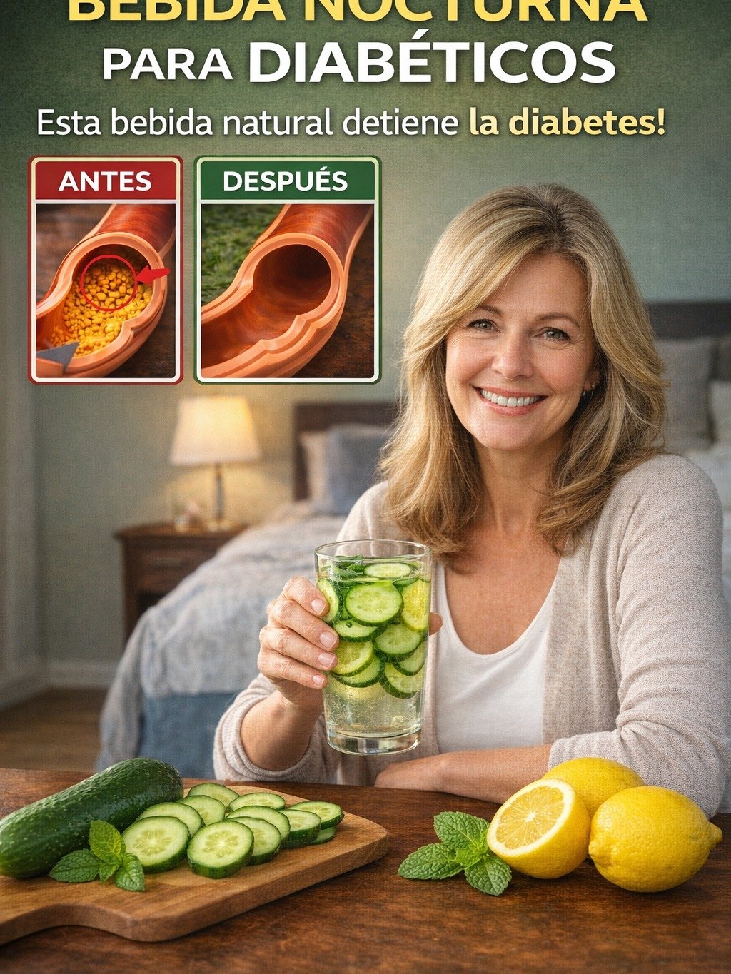 ¡Alerta Diabetes! 7 Bebidas Nocturnas que REVOLUCIONARÁN tu Azúcar en Sangre (La #7 es CLAVE)