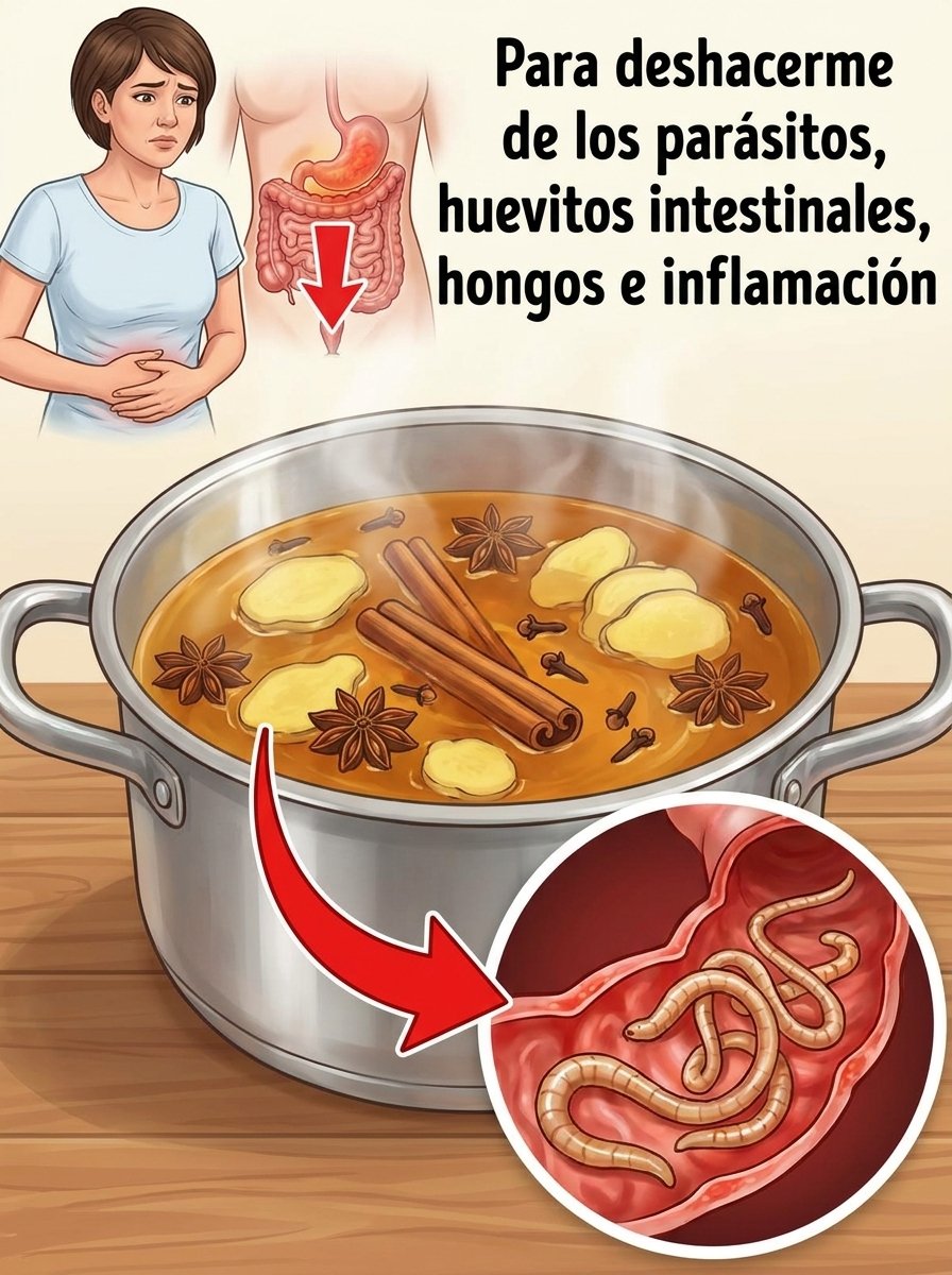 ¡Alerta Salud! La Infusión Secreta que Borra Parásitos, Hongos e Inflamación de tu Cuerpo en MENOS de 1 Semana (¡Nadie te lo había dicho!)