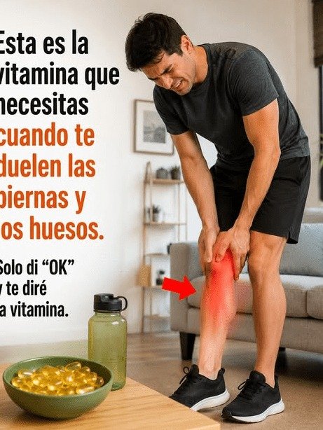 ¡URGENTE! Si Tus Piernas y Huesos Duelen, Esta Es La ÚNICA Vitamina Que El 90% De Los Adultos Mayores Ignora Y Que Podría Cambiar Tu Vida Hoy Mismo