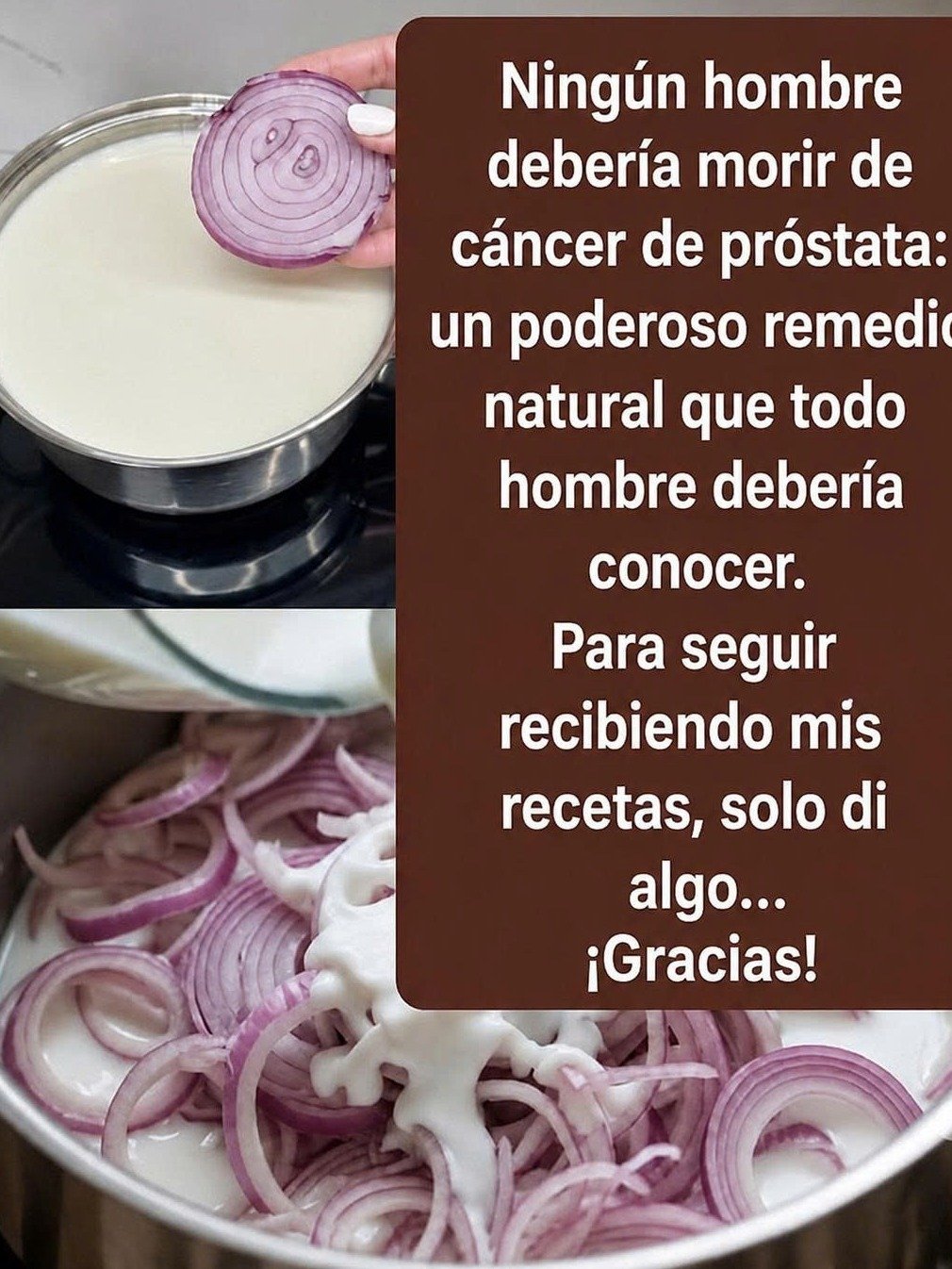 ¡El Secreto de la Próstata SANA que Nadie Te Cuenta! 🧅🥛 Descubre el Remedio Natural que TODO Hombre Necesita Saber Ahora