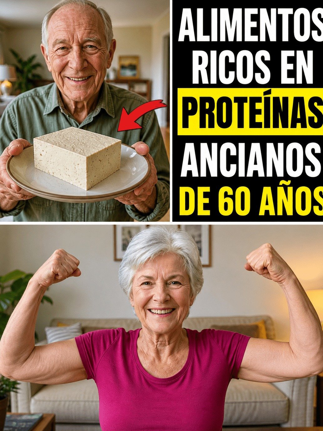 ¡Alerta Mayores de 60! Los 5 Alimentos BARATOS que DETENDRÁN la Sarcopenia y DEVOLVERÁN tu Fuerza Muscular (No te lo creerás)