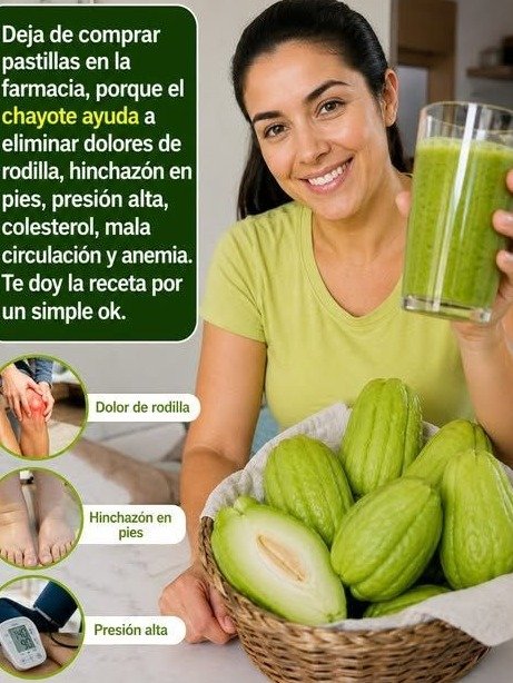 El Jugo de Chayote: ¿La Bebida 'Secreta' que los Adultos Mayores NECESITAN en su Día a Día? ¡La Ciencia Habla!