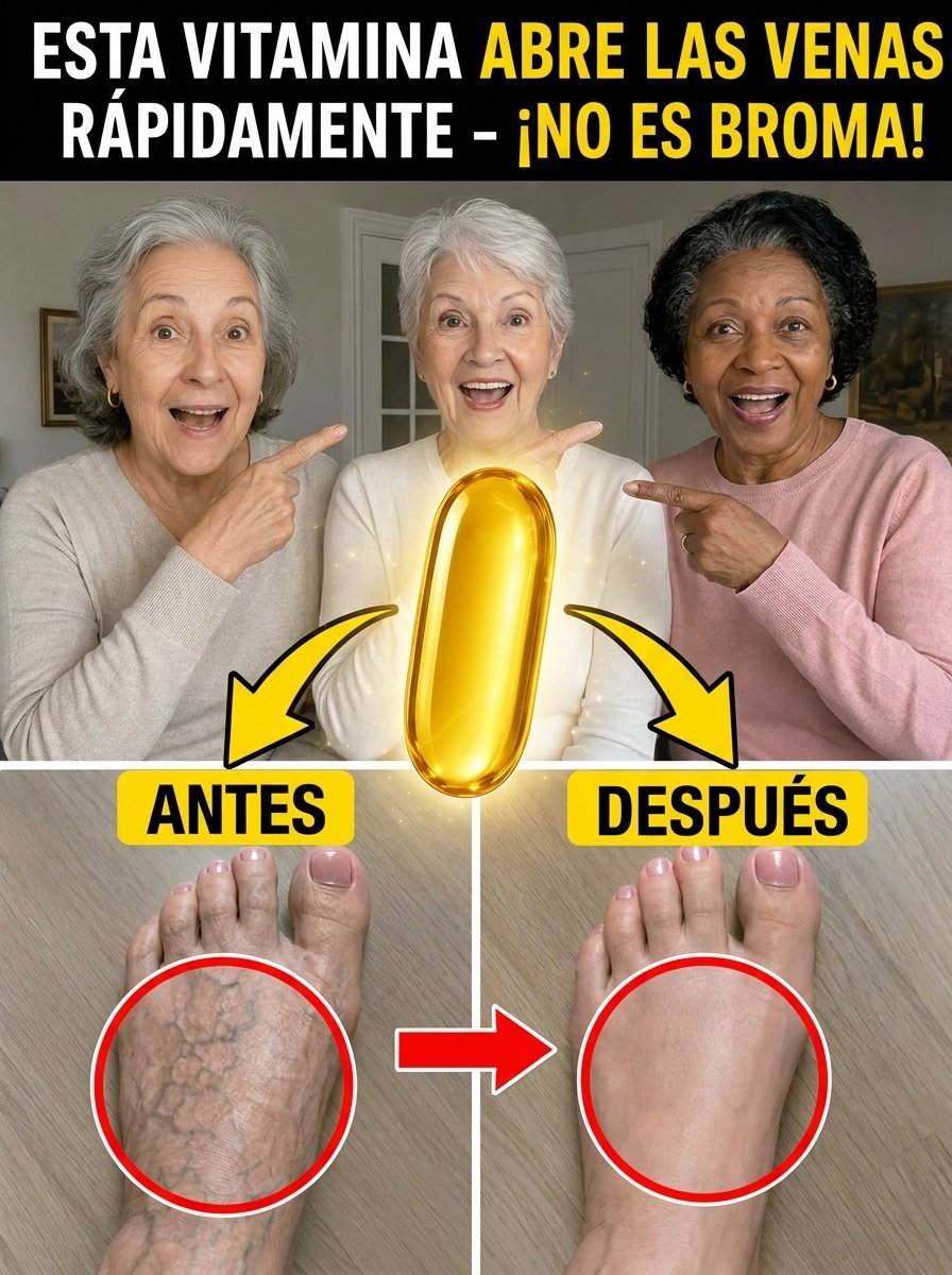 ¡URGENTE! Si Tienes Piernas Pesadas o Más de 50, ESTO Puede Salvarte: La Vitamina E y el Secreto para Evitar Coágulos
