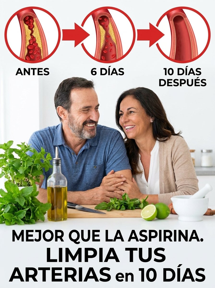 ¡No Vas a Creer Esto! El Secreto de 5 Minutos para Arterias Jóvenes con Hierbas Naturales (y el Tip que NADIE te ha Dicho)
