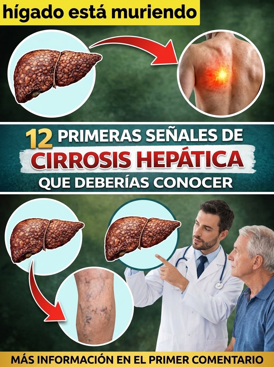 ¡ALERTA! Tu Hígado Podría Estar Fallando en Silencio: 12 Señales CRÍTICAS de Cirrosis que Debes Conocer YA