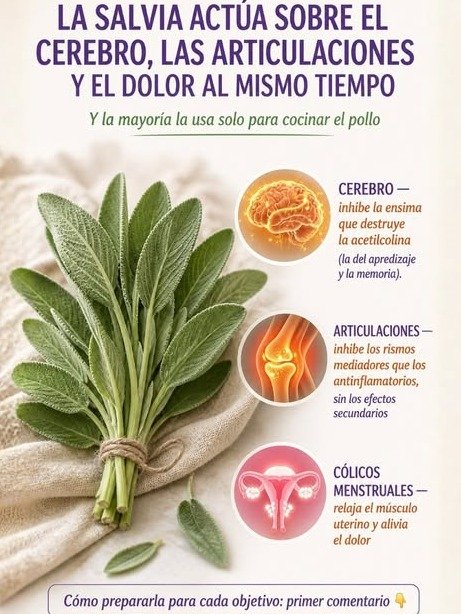La Salvia: ¿El Secreto Olvidado para una Memoria Imparable y un Cerebro de Genio? ¡Esto es lo que la Ciencia Descubrió!