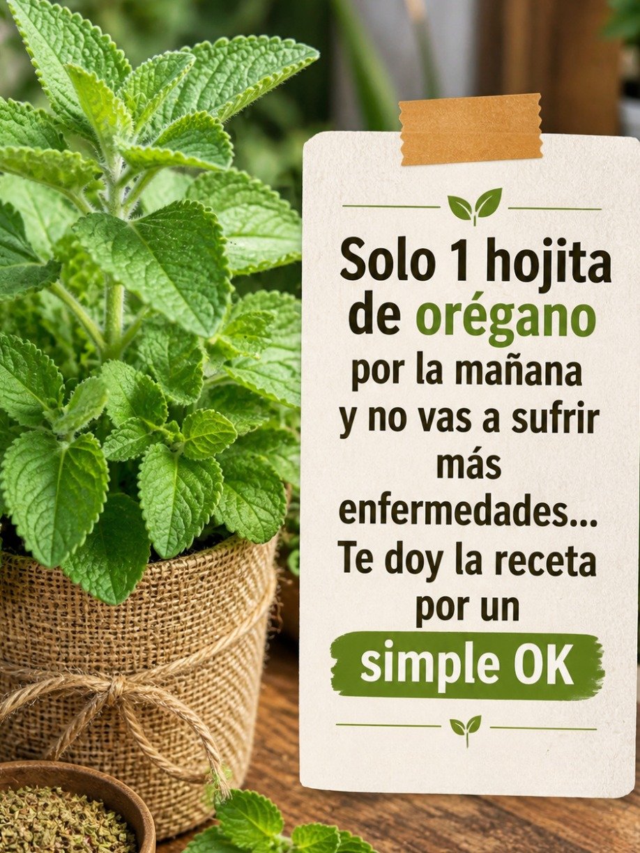 ¡El Secreto Que NADIE Te Contó! Esto Pasa Si Comes UNA Hoja de Orégano Orejón CADA DÍA (Tu Vida No Será la Misma)
