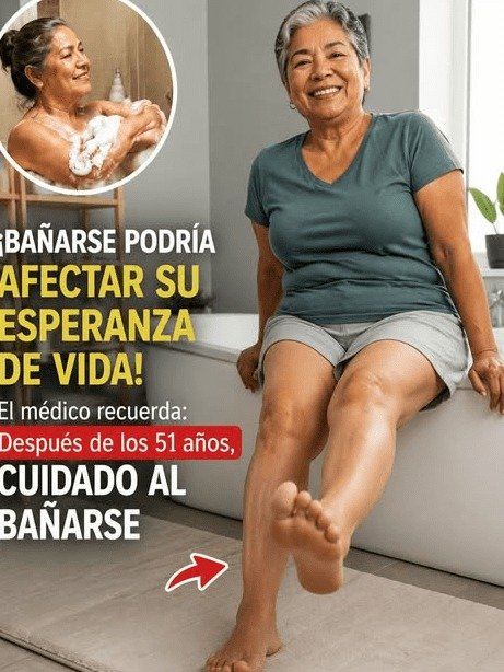 ¡No Hagas ESTO en la Ducha Después de los 50! 5 Errores Comunes que Ponen en Riesgo Tu Longevidad (y Cómo Evitarlos)