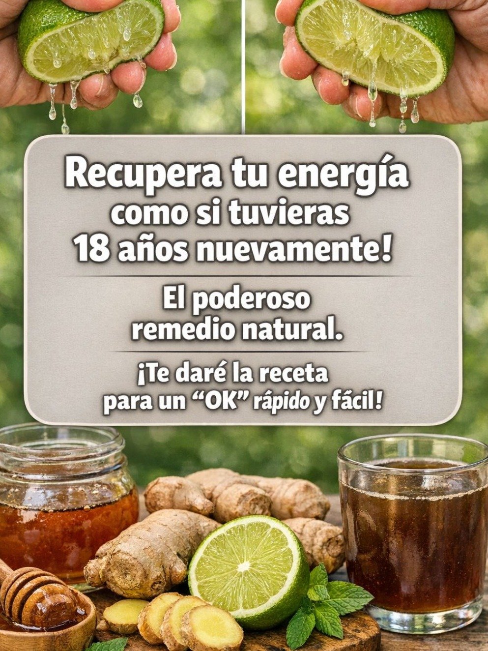 ¡Desbloquea tu Energía OCULTA! El Secreto Natural que te Hará Sentir como a los 18 (y no es lo que esperas)