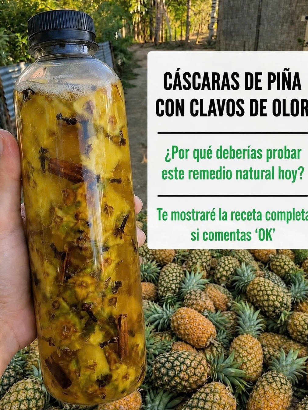 ¡No Tiras Esto! El Secreto de las Cáscaras de Piña con Clavo que Nadie Te Ha Contado (y Tu Cuerpo Te Agradecerá)