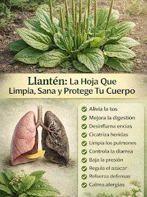 ¡El Secreto Olvidado para una Salud de Hierro! Descubre los 10+ Beneficios Asombrosos del Llantén que Tu Cuerpo te Agradecerá