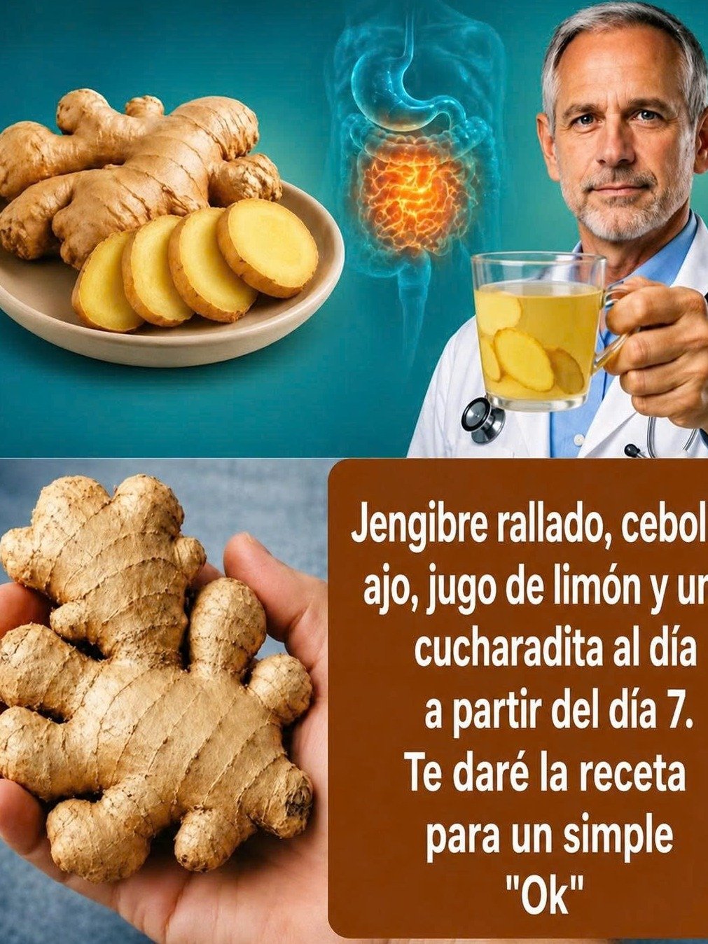 ¡No Vas a Creer lo que el Jengibre Rallado Puede Hacer por TI! Descubre los 8 Poderes Ocultos que Transformarán Tu Salud Desde HOY