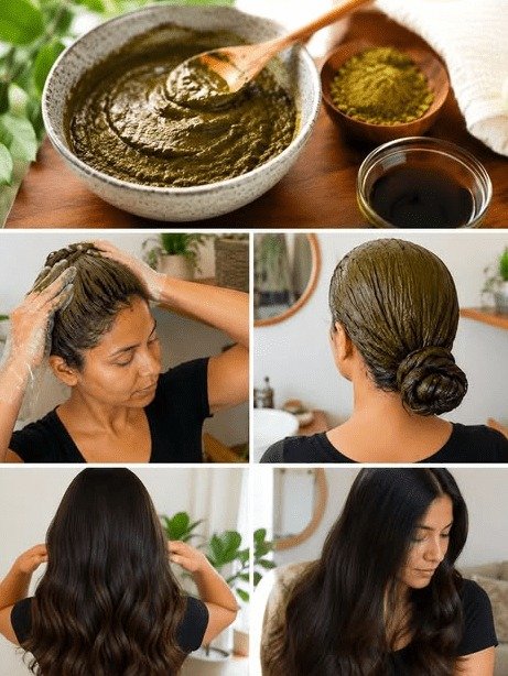 ¡ADIÓS Canas y Cabello Seco! El SECRETO MILENARIO Indio que Mujeres en México Están Usando para una Melena Espectacular (¡Sin Químicos!)
