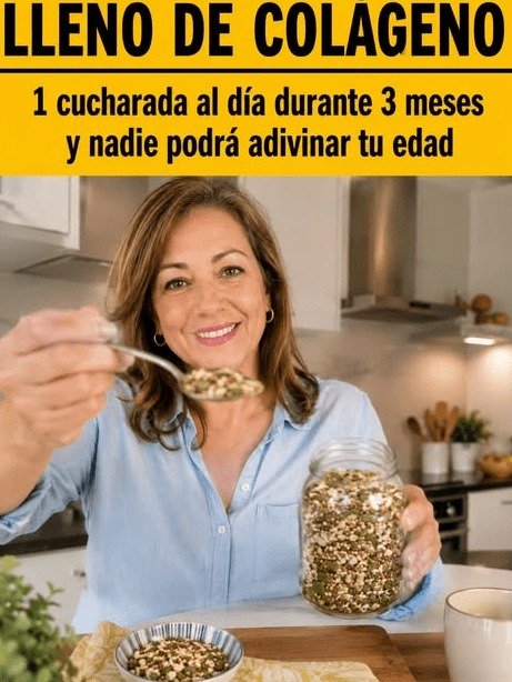 ¿Tienes MÁS de 50? El hábito DIARIO de COLÁGENO natural que NADIE te cuenta y que está REVOLUCIONANDO a los adultos mayores